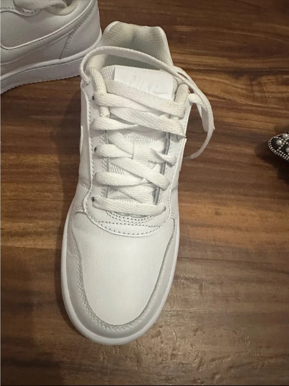 Nike Kids White Low-Top Sneakers